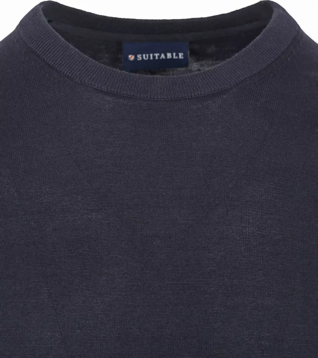 Suitable Knitted T-shirt Navy - Größe XL günstig online kaufen
