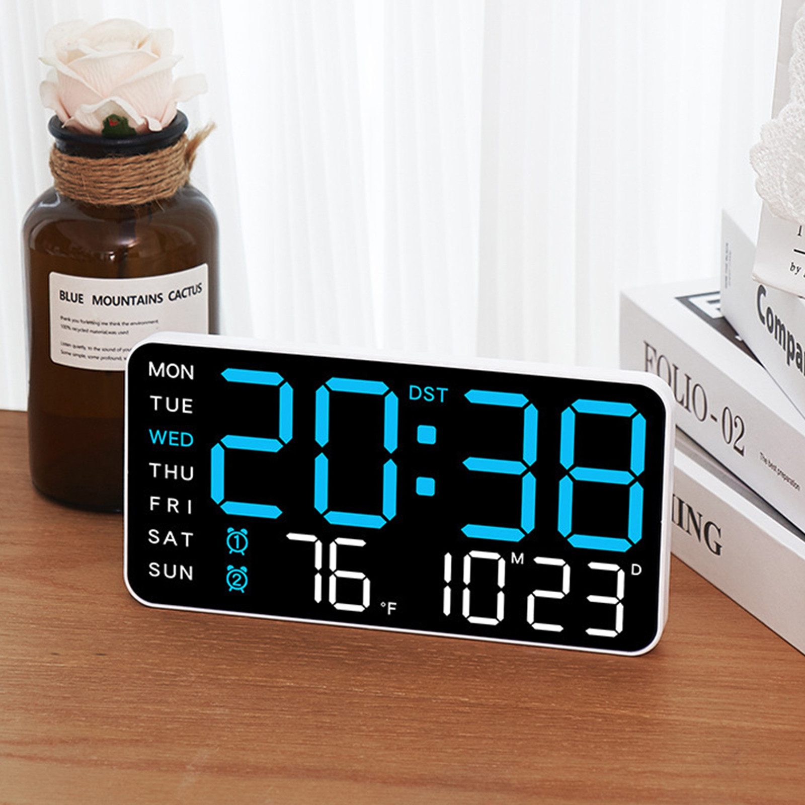 OKWISH Wecker LED Digitalwecker Digitaluhr Alarm günstig online kaufen
