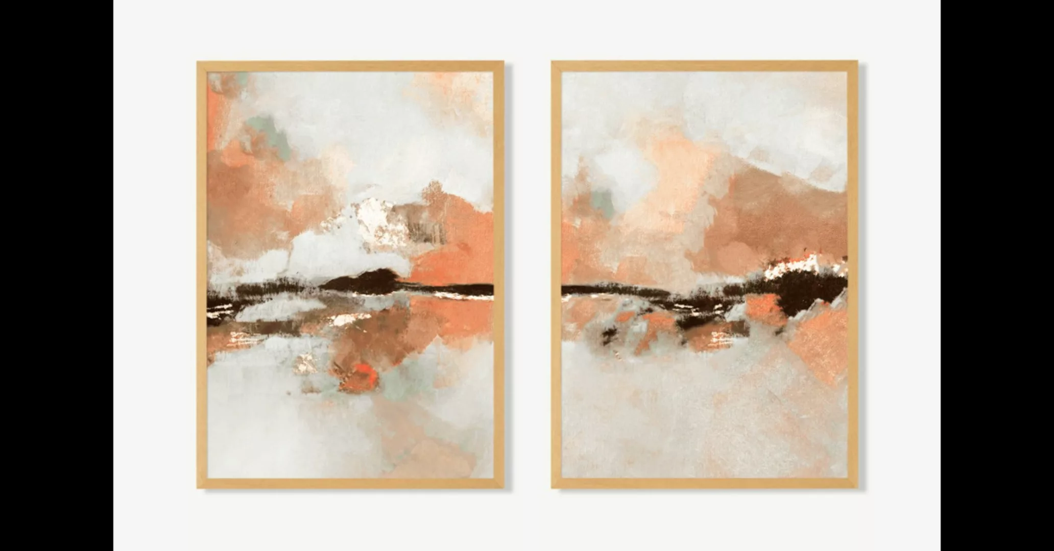Dungeness Horizon 2 x gerahmte Kunstdrucke von Kimberly Godfrey (A3) - MADE günstig online kaufen