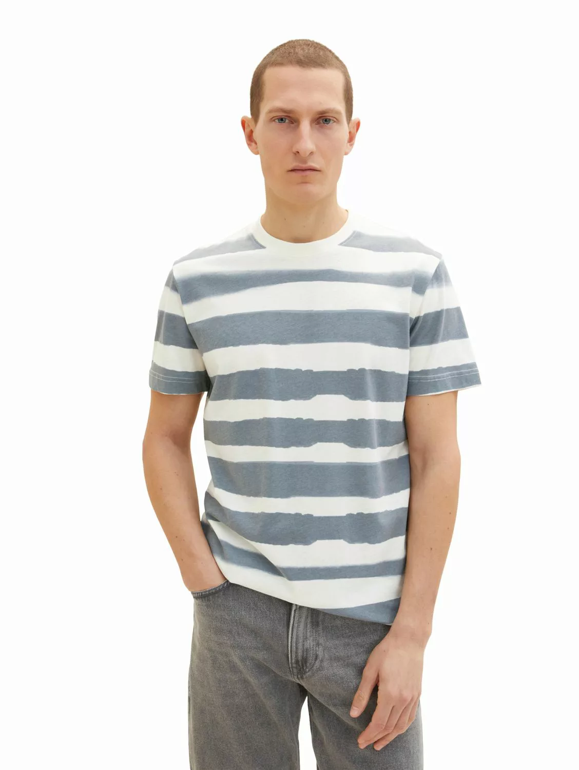 Tom Tailor Herren T-Shirt ALLOVER PRINTED - Regular Fit günstig online kaufen