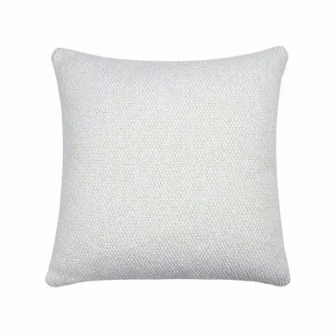 Outdoor-Kissen Boucle textil weiß / 50 x 50 cm - Ethnicraft - Weiß günstig online kaufen