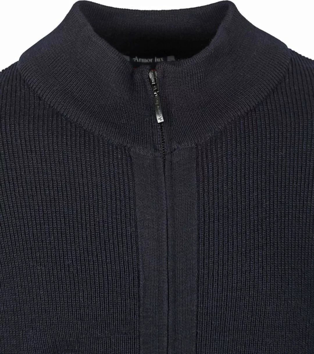 Armor-Lux Kerlouan Strickjacke Wolle Navy - Größe XL günstig online kaufen