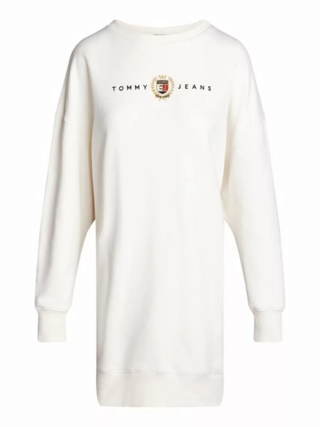 Tommy Jeans Jerseykleid TJW CREST LINEAR CREW DRESS EXT mit Linear Logoschr günstig online kaufen