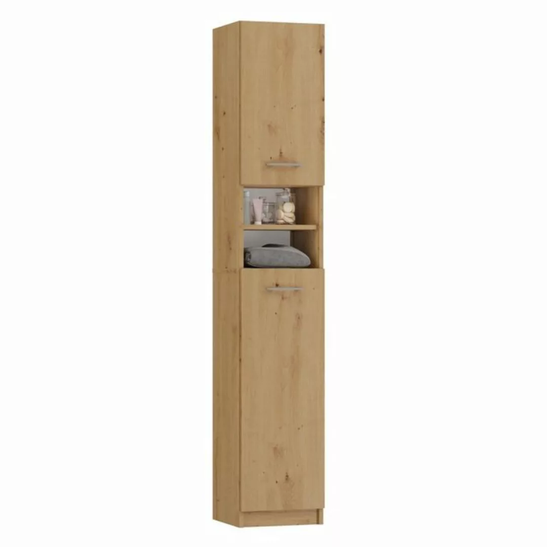 ibonto Hochschrank Badezimmerschrank Hochschrank Platzsparend & Elegant günstig online kaufen