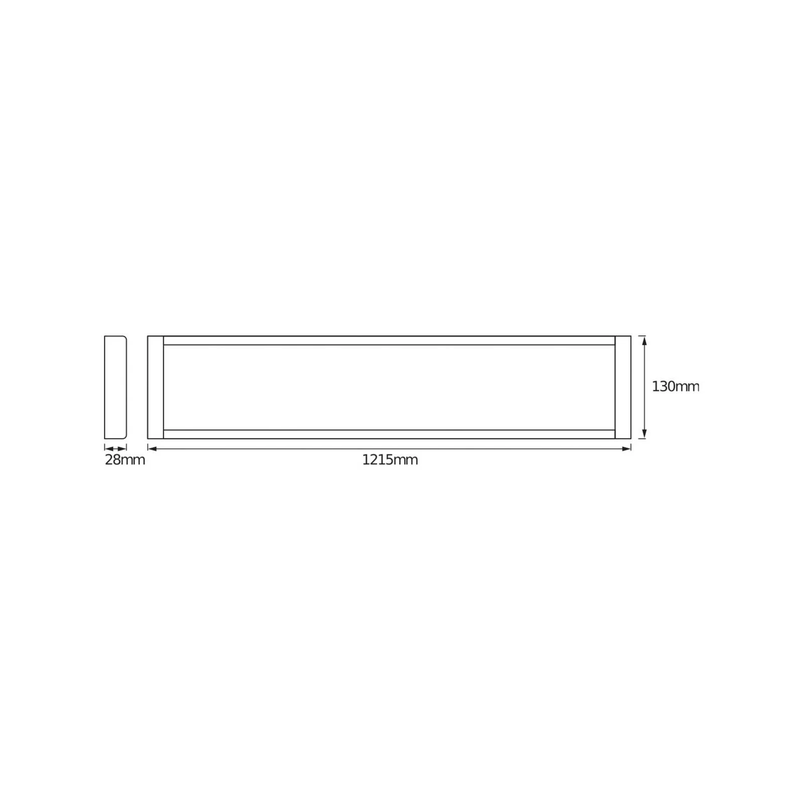 OSRAM LED-Deckenleuchte OFFICE LINE, weiß, 122 cm, Metall günstig online kaufen