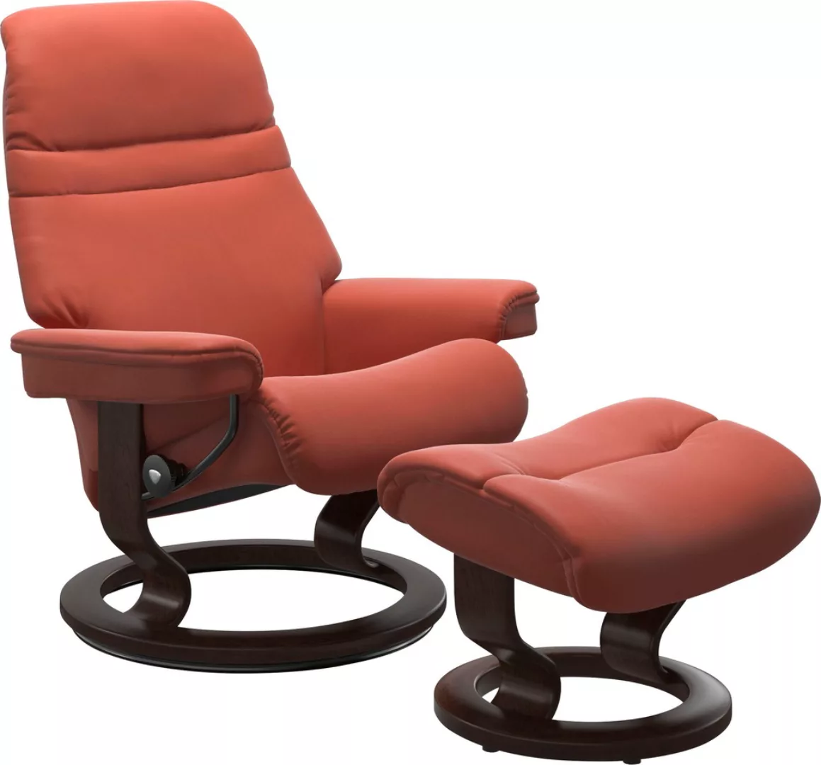 Stressless® Relaxsessel »Sunrise«, mit Classic Base, Größe M, Gestell Braun günstig online kaufen