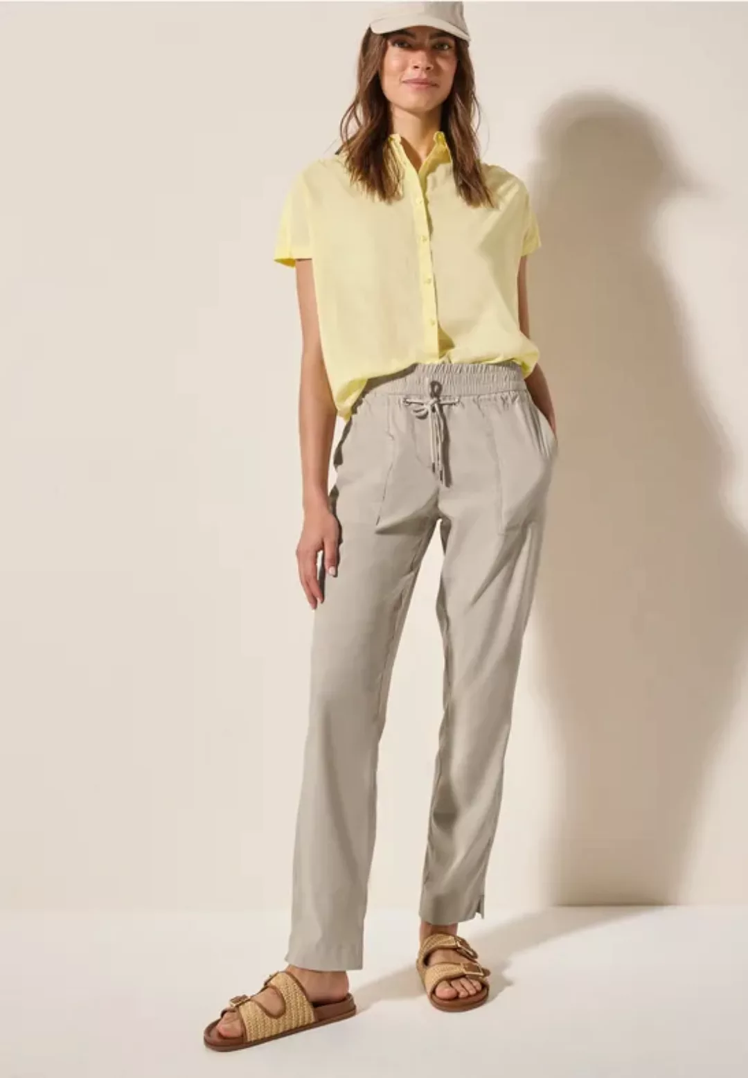 Cecil Stoffhose, Middle Waist günstig online kaufen