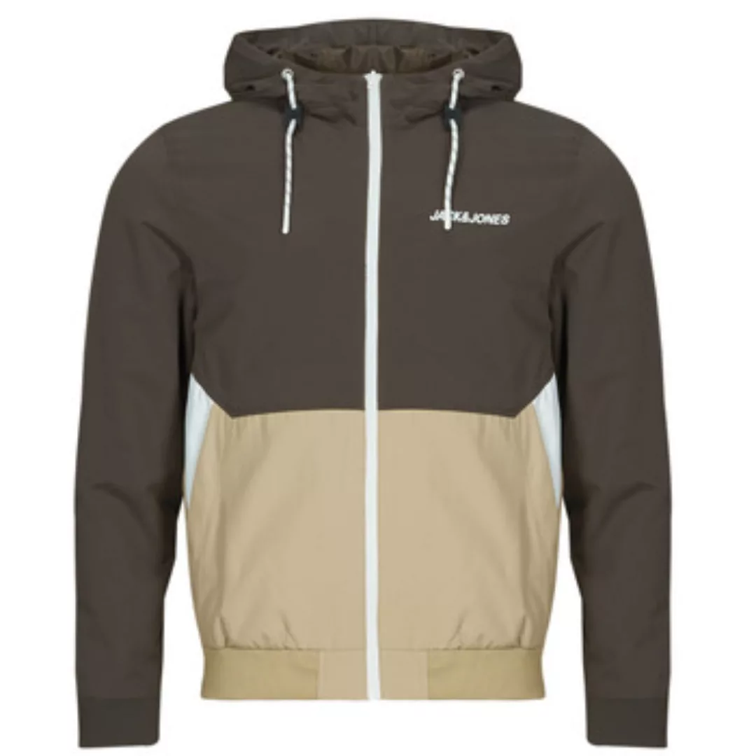 Jack & Jones Blouson JJERUSH HOOD BOMBER NOOS mit Logo Schriftzug günstig online kaufen