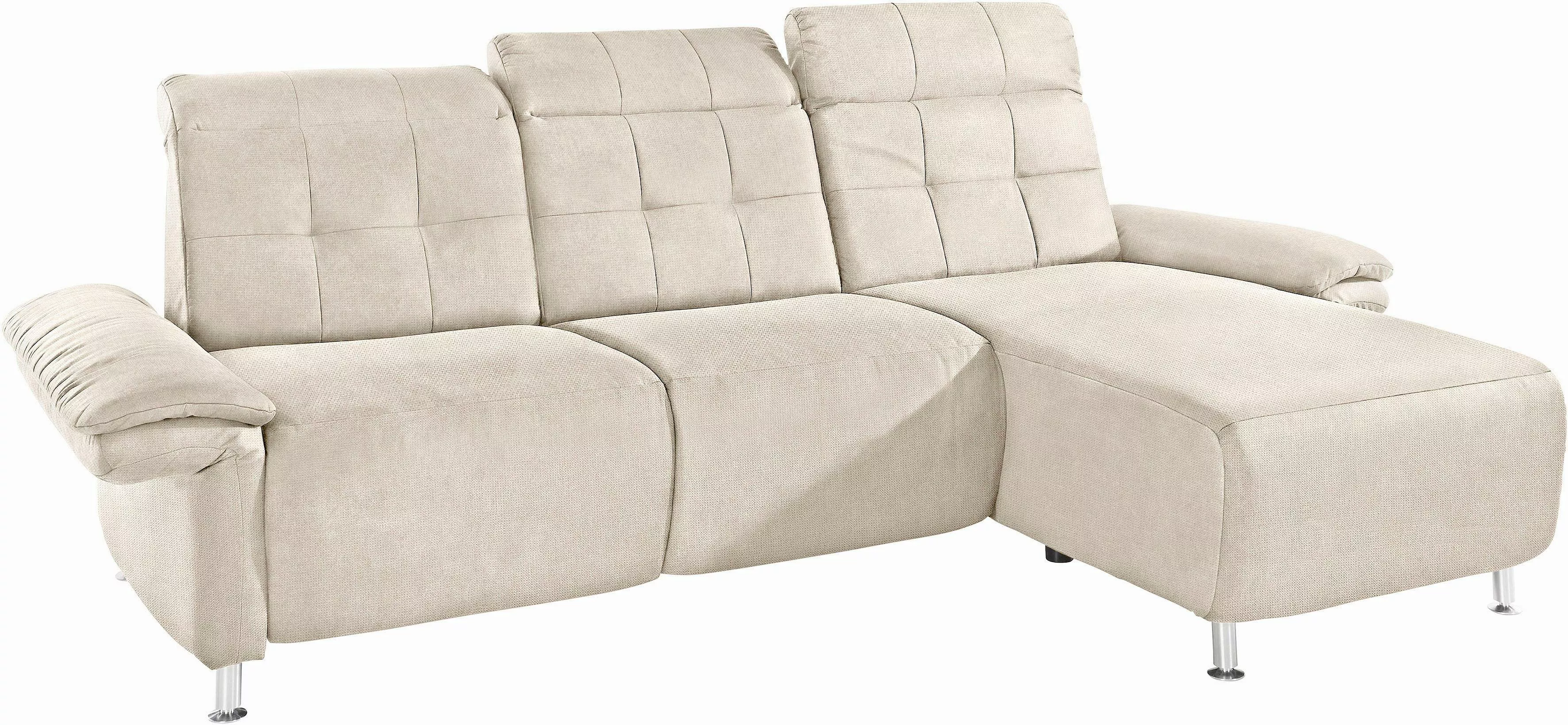 Places of Style Ecksofa Manhattan, 2 Sitze mit elektrischer Relaxfunktion, günstig online kaufen