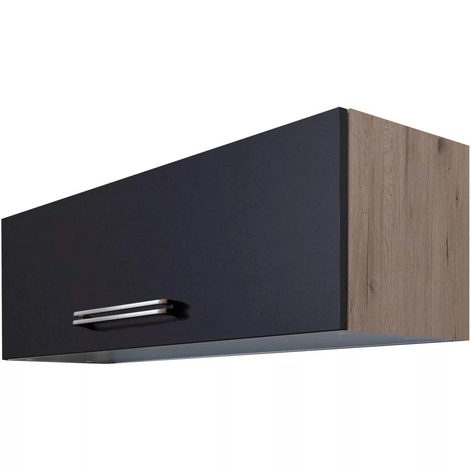 Flex-Well Exclusiv Kurz-Hängeschrank Lara 100 x 32 cm Anthrazit-San Remo Ei günstig online kaufen