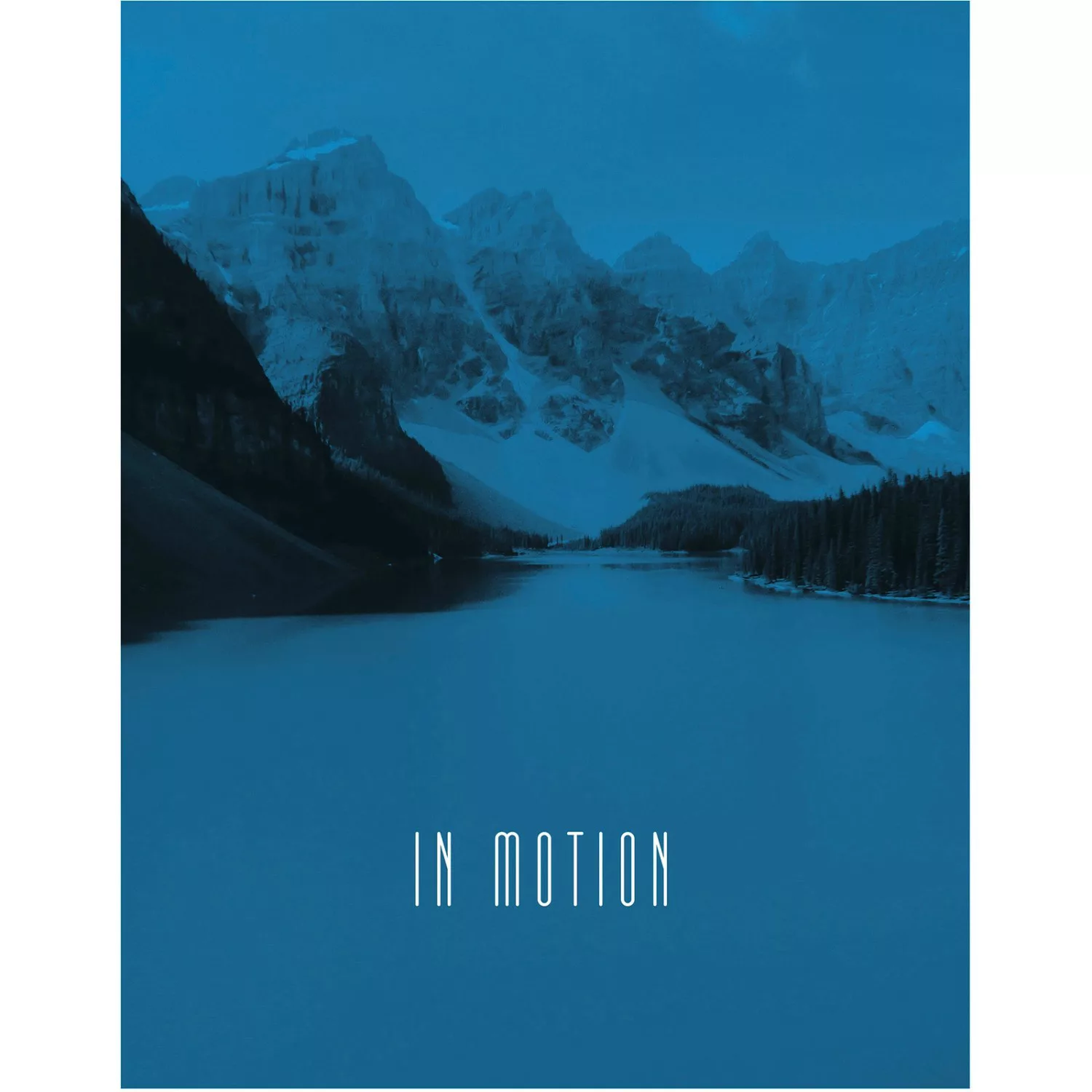 Komar Poster "Word Lake In Motion Blue", Natur, (1 St.), Kinderzimmer, Schl günstig online kaufen