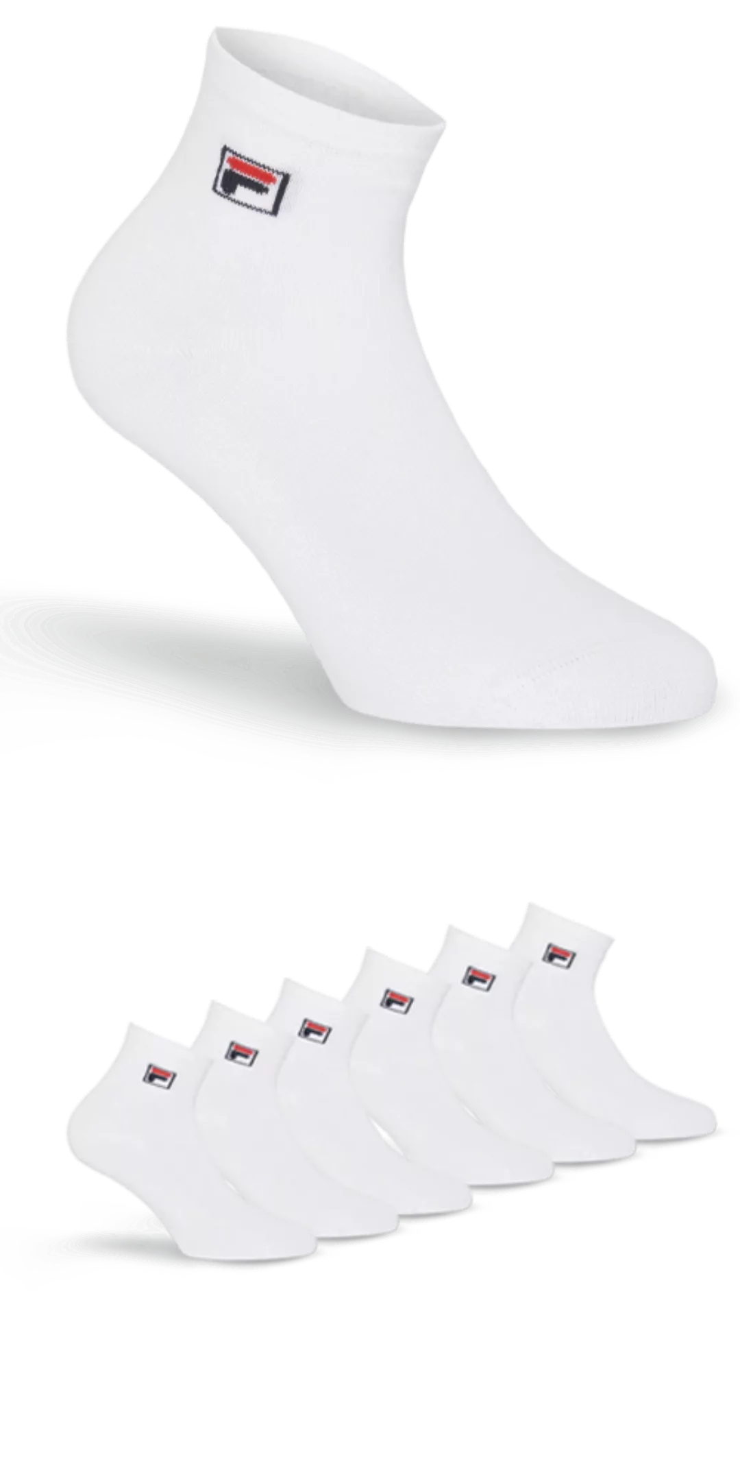 Fila Kurzsocken, (6er Pack), mit Logo-Schriftzug günstig online kaufen