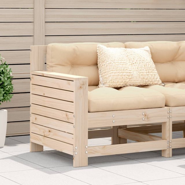 vidaXL Loungesofa Gartensofa mit Armlehne 69x62x70,5 cm Massivholz Kiefer günstig online kaufen