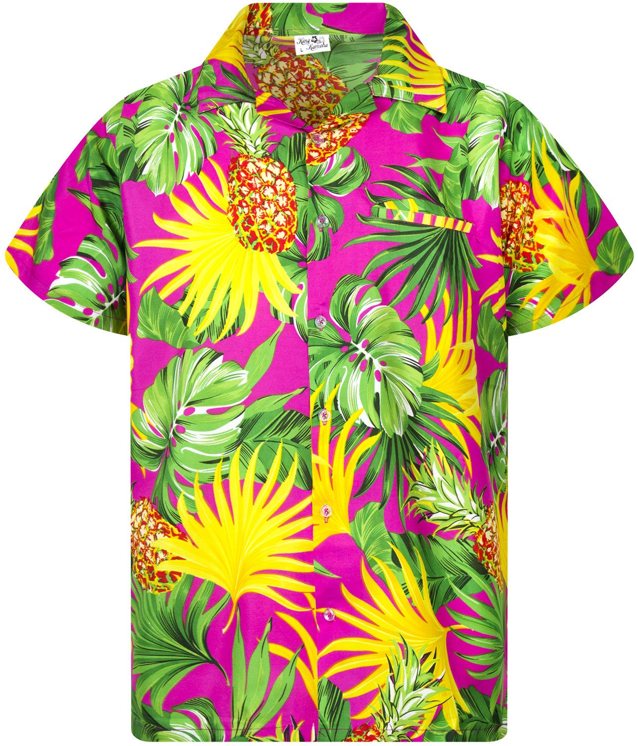 King Kameha Hawaiihemd Pineapple Leaves Funky günstig online kaufen