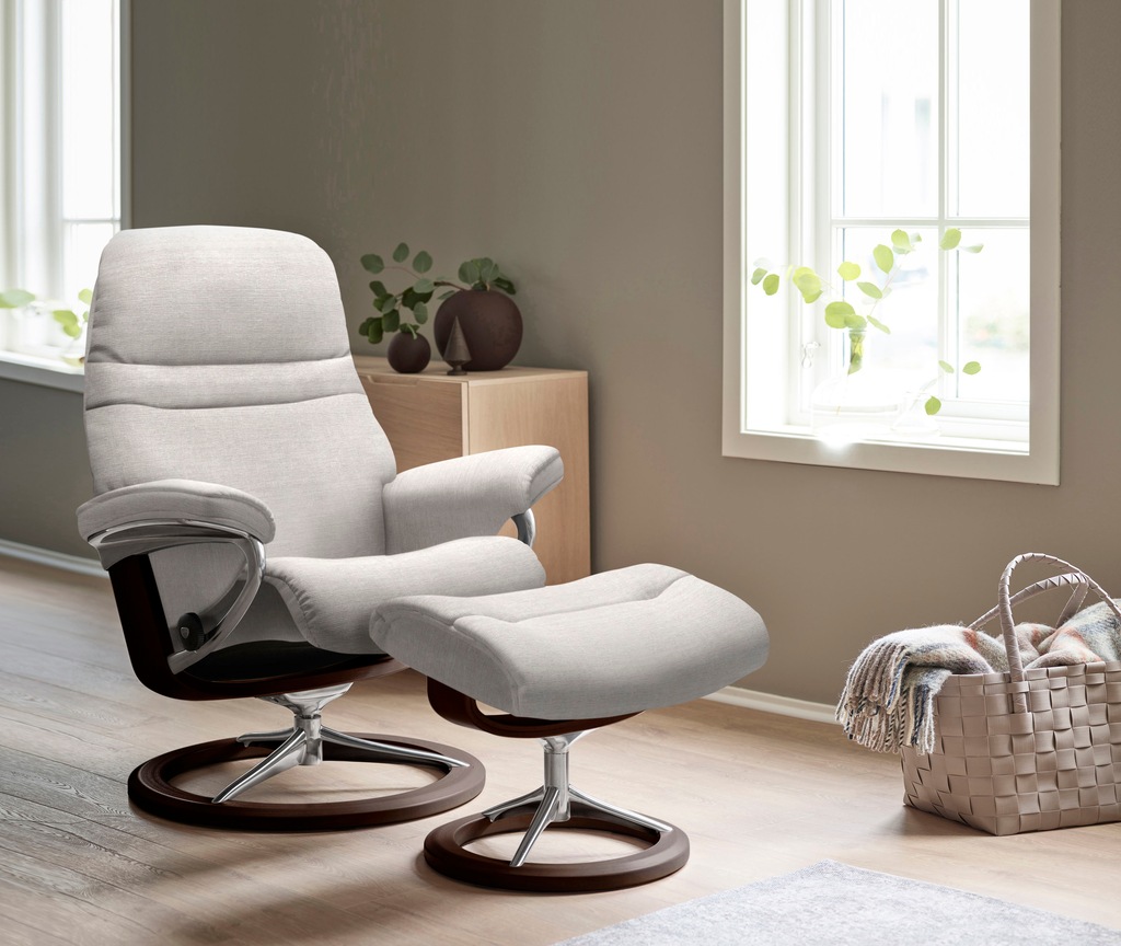 Stressless Relaxsessel "Sunrise", mit Signature Base, Größe L, Gestell Brau günstig online kaufen