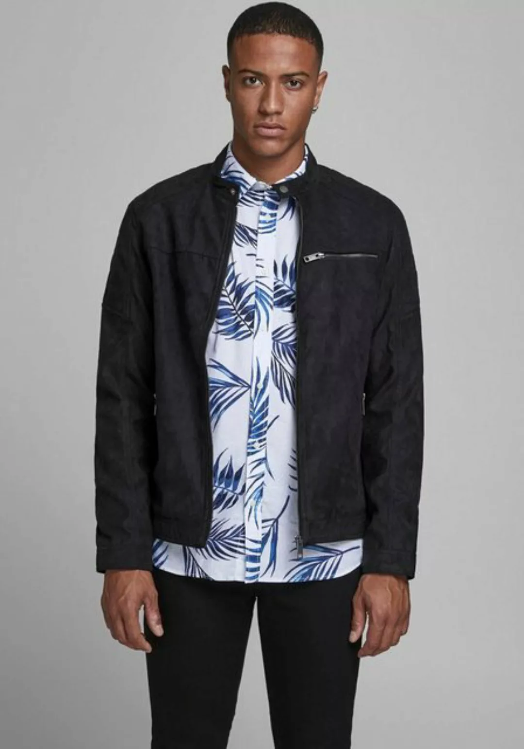 Jack & Jones Rocky Gefälschte Wildlederjacke XS Jet Black günstig online kaufen