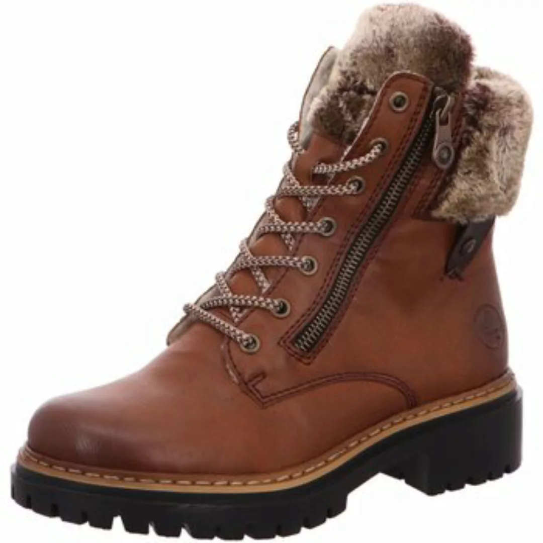 Rieker  Stiefel Stiefeletten Braun mit Fell 72608-24 24 günstig online kaufen