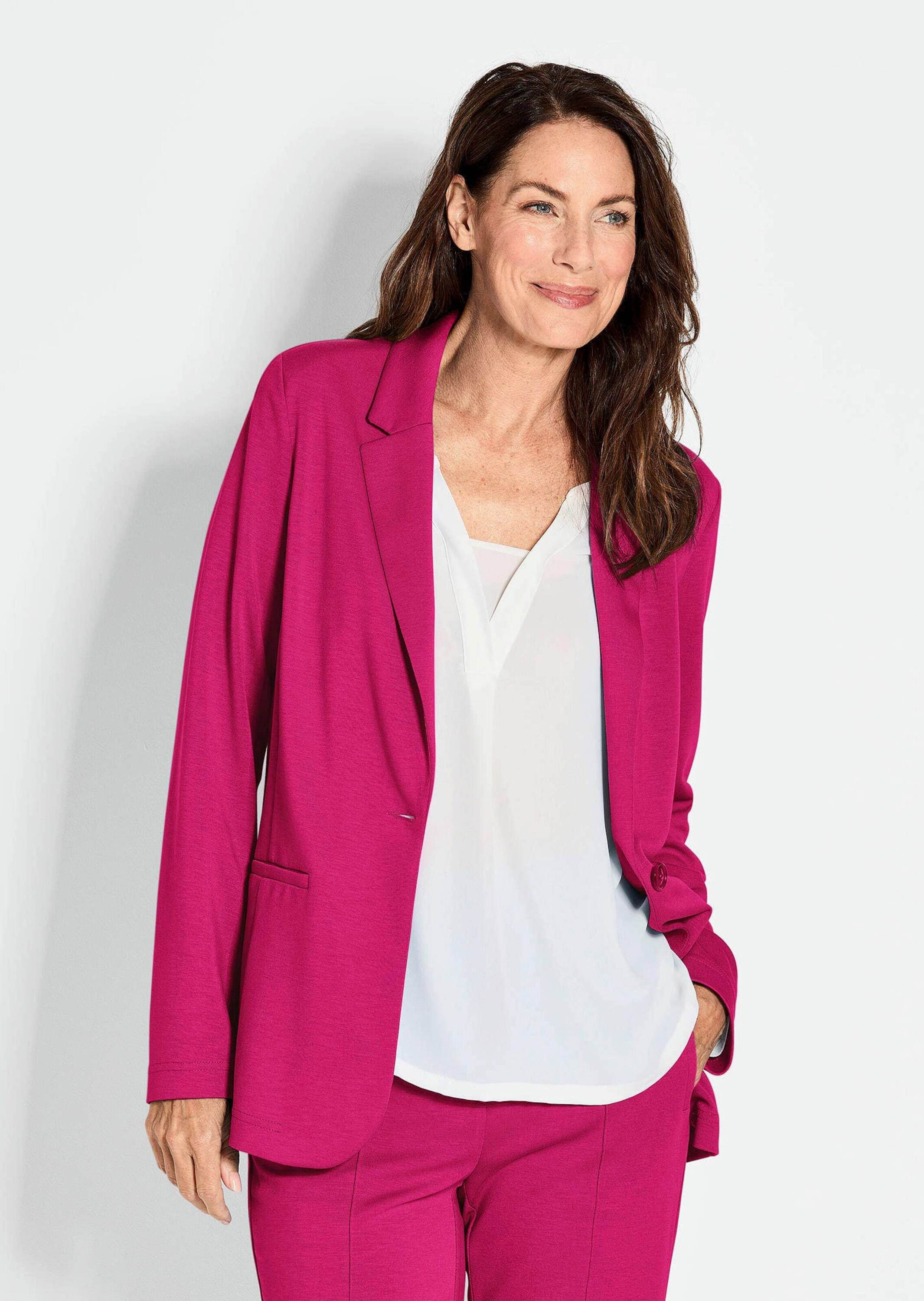 GOLDNER Jerseyblazer Damenblazer mit Reverskragen und günstig online kaufen