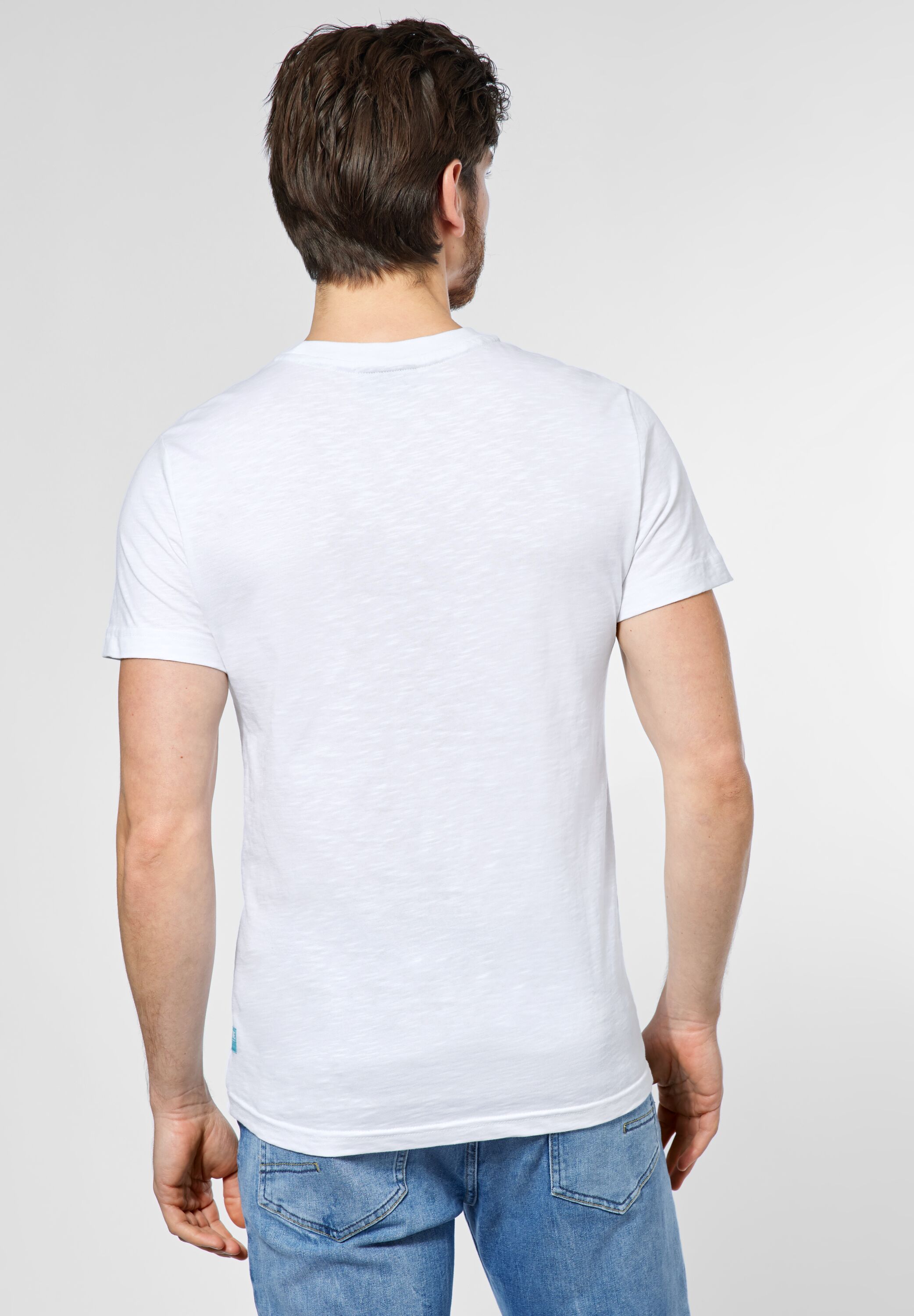 STREET ONE MEN T-Shirt, mit Wording-Print günstig online kaufen