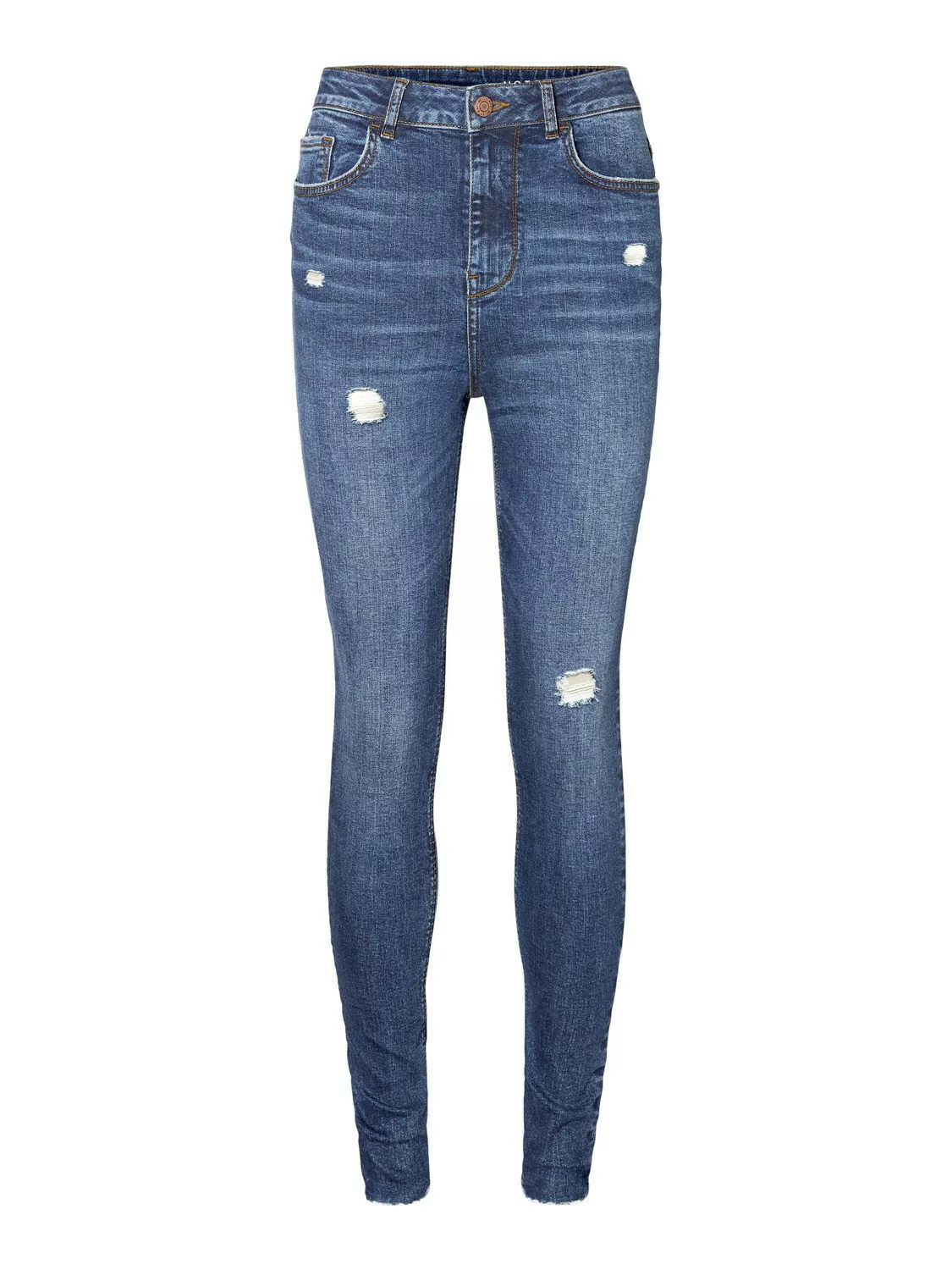 Noisy May Damen Jeans NMVICKY NW SKINNY DES JEANS BA052MB - Skinny Fit - Bl günstig online kaufen