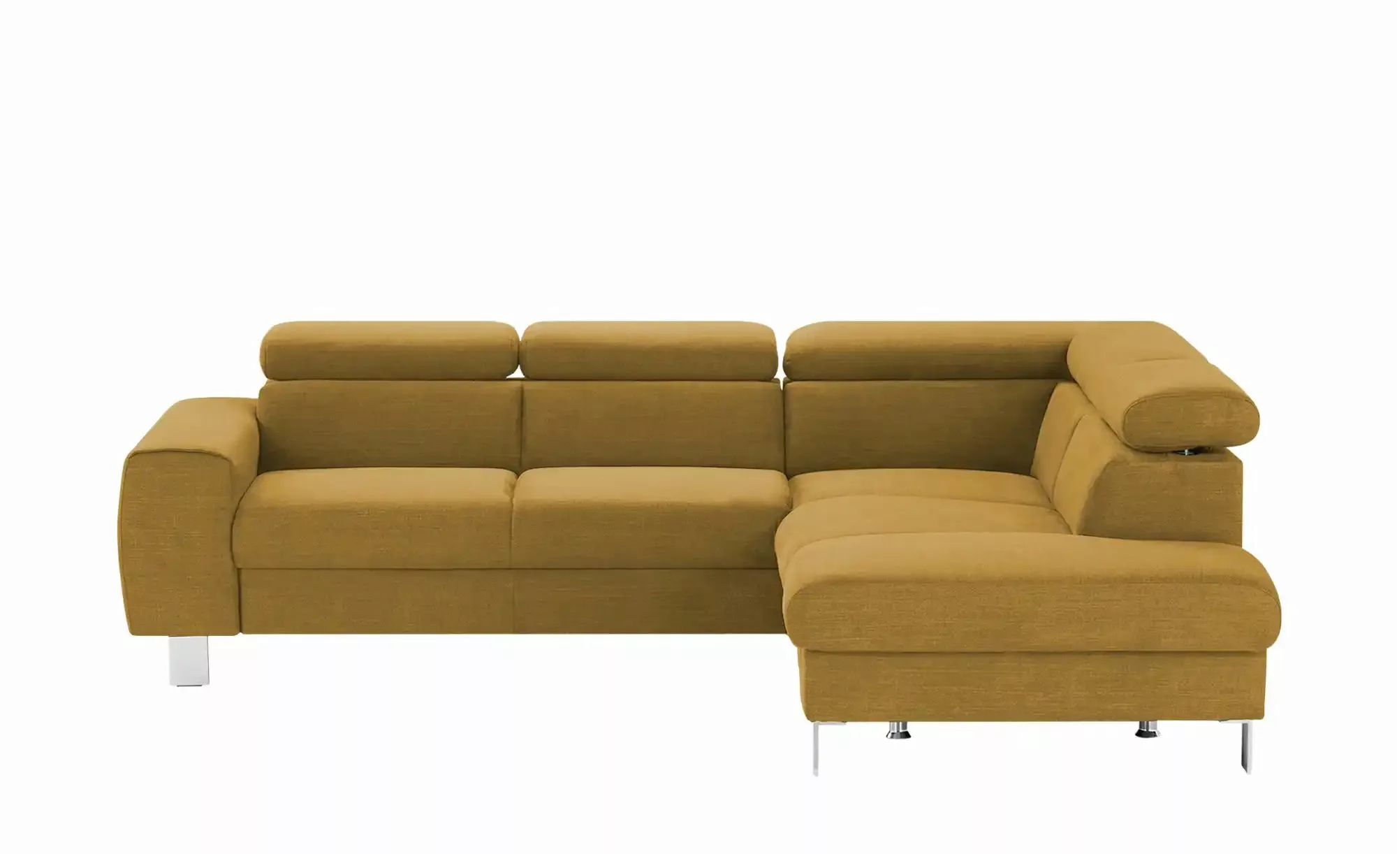 uno Ecksofa  Los Angeles ¦ gelb ¦ Maße (cm): B: 249 H: 72 T: 207 Polstermöb günstig online kaufen