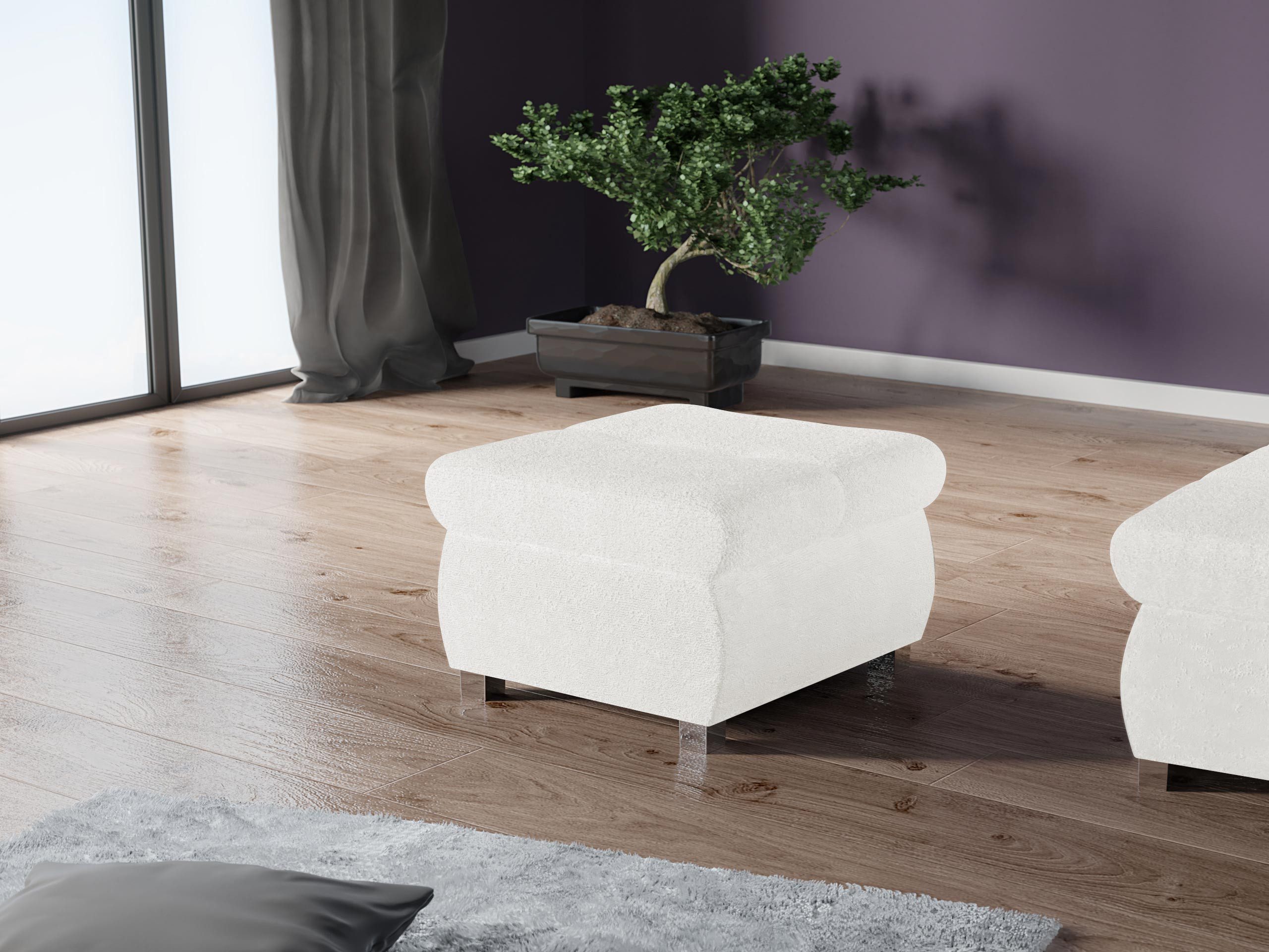 MIRJAN24 Polsterhocker Orkan Klein, Holzkonstruktion, 60x60x39 günstig online kaufen