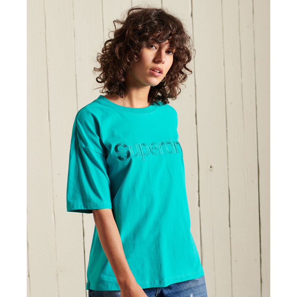 Superdry Core Logo Source Kurzarm T-shirt L Opal Green günstig online kaufen