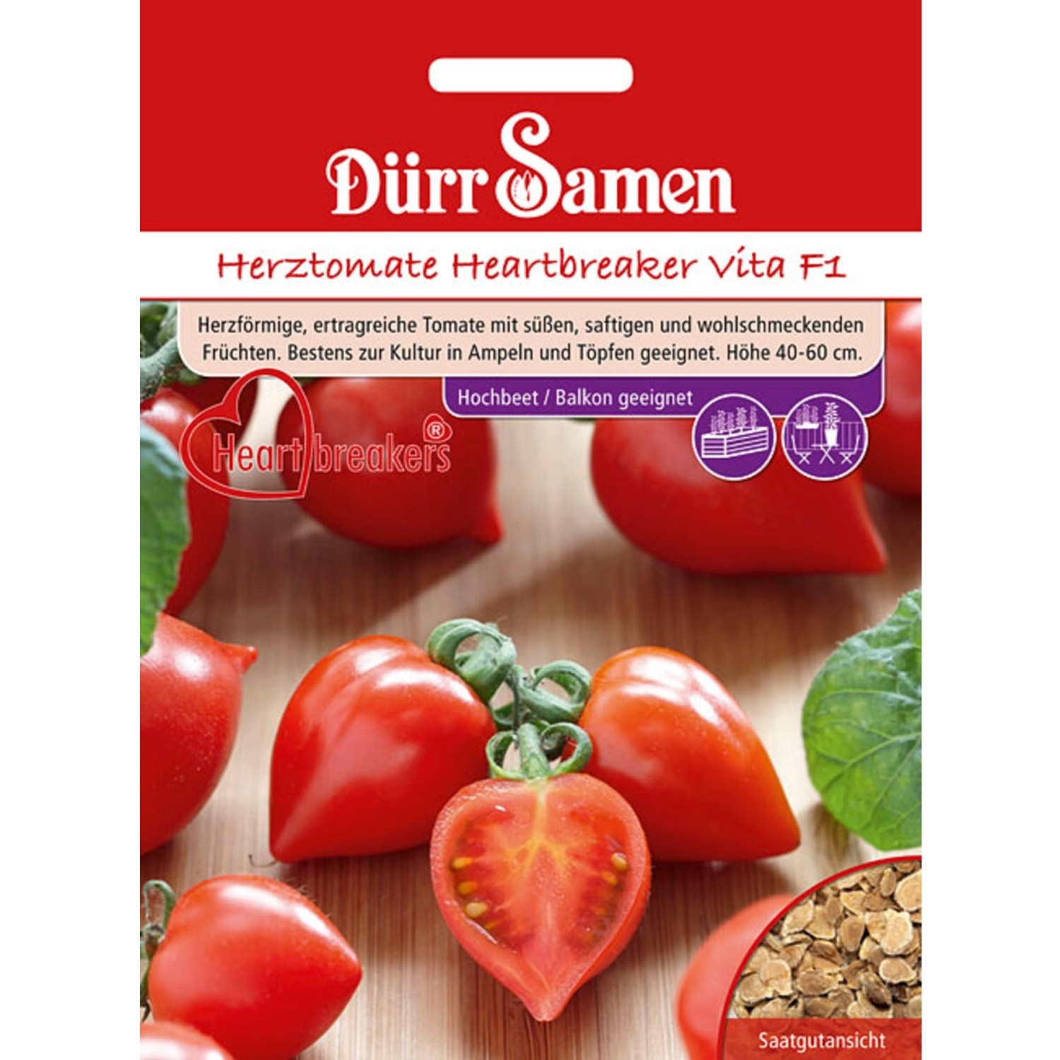 Dürr Samen Herztomaten Heartbreaker Vita F1 Saatgut günstig online kaufen