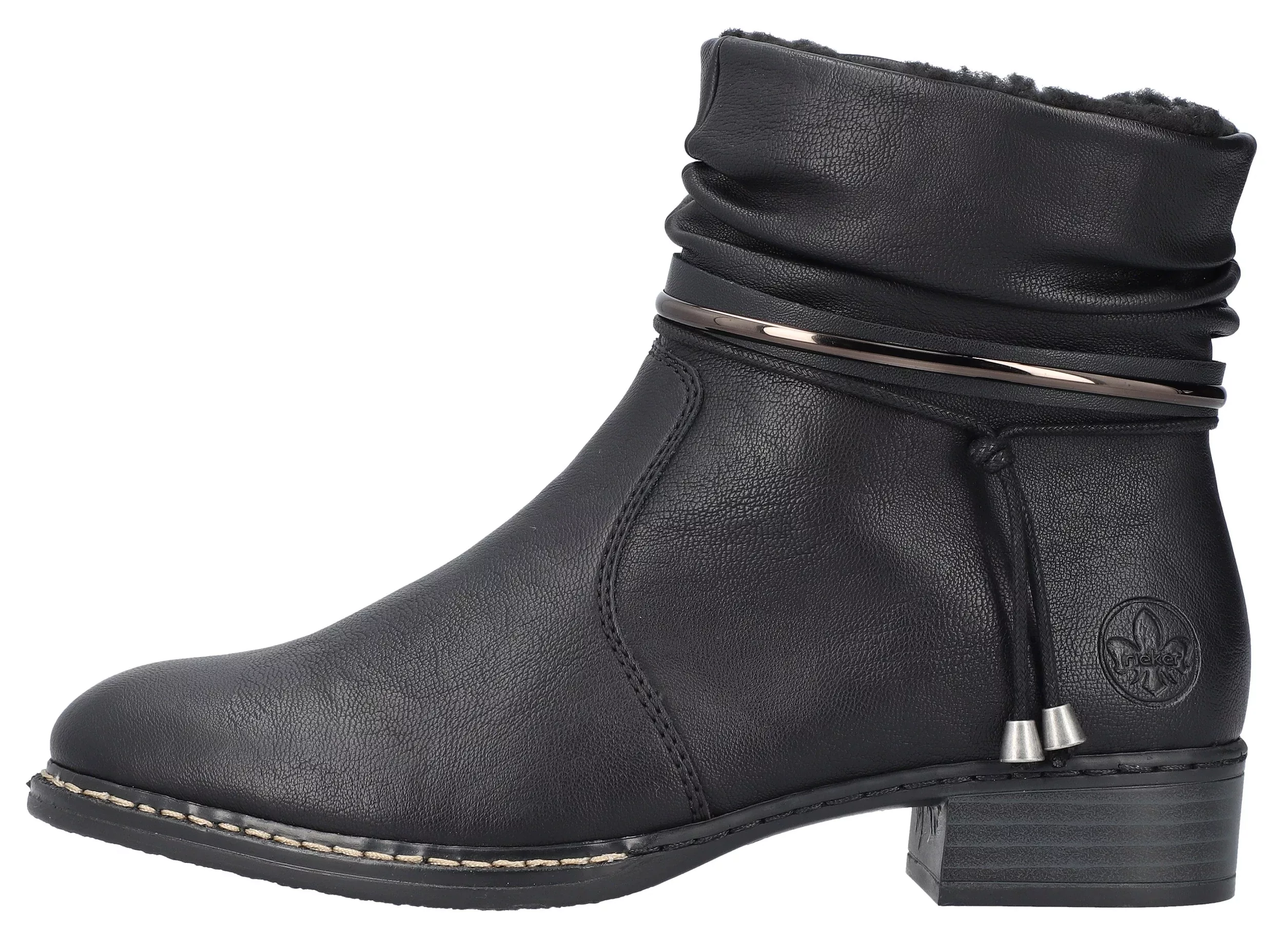 Rieker Stiefelette Damen schwarz günstig online kaufen