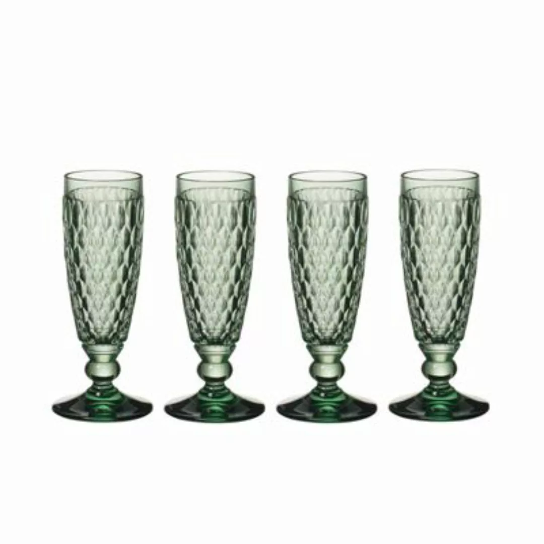 Villeroy & Boch Boston Coloured Sektglas 145 ml grün 4er Set Sektgläser günstig online kaufen