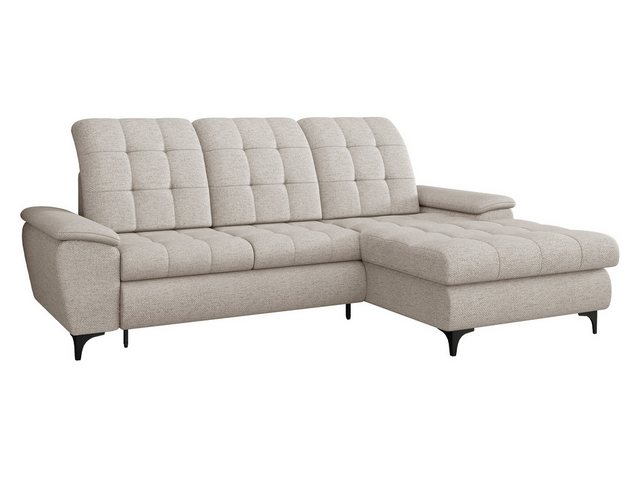 MIRJAN24 Ecksofa Crystal, mit Schlaffunktion und Bettkasten, 260x182x103 cm günstig online kaufen