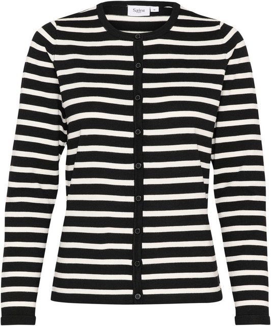 Saint Tropez Strickjacke MilaSZ Striped Cardigan günstig online kaufen