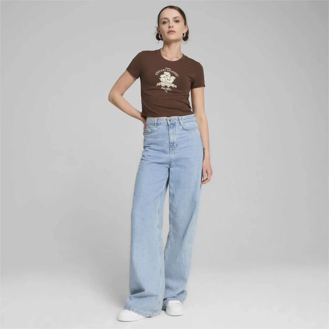 PUMA Crop-Top "GRAPHICS SNACK T-Shirt Damen" günstig online kaufen