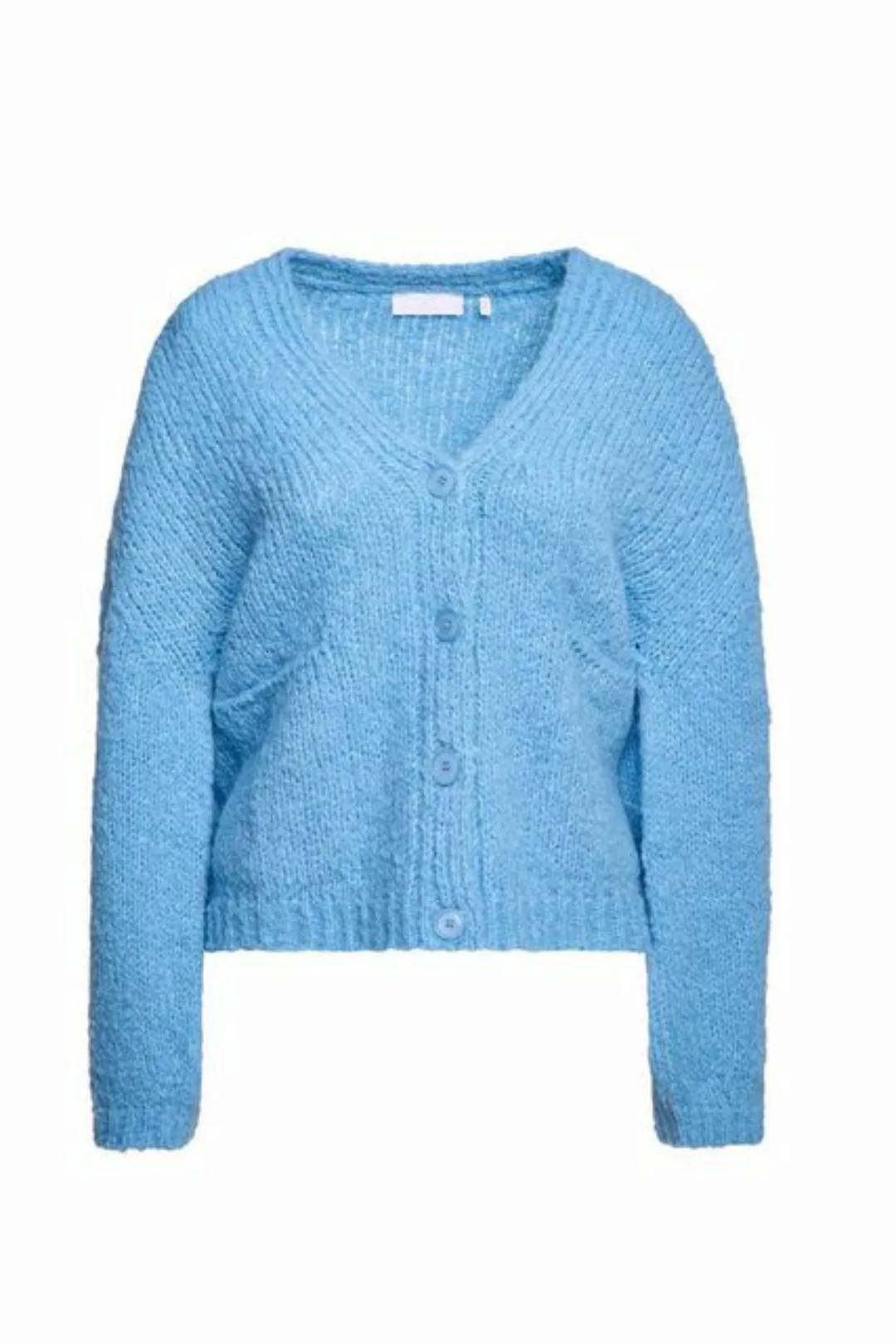 Rich & Royal Strickjacke V-neck cardigan, sapphire blue günstig online kaufen