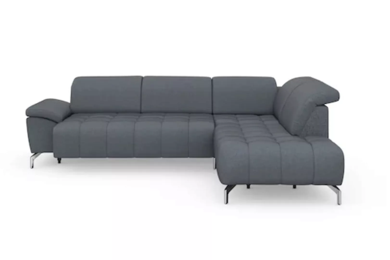 sit&more Ecksofa »Cool L-Form«, wahlweise mit Kopfteilverstellung und Vorzi günstig online kaufen