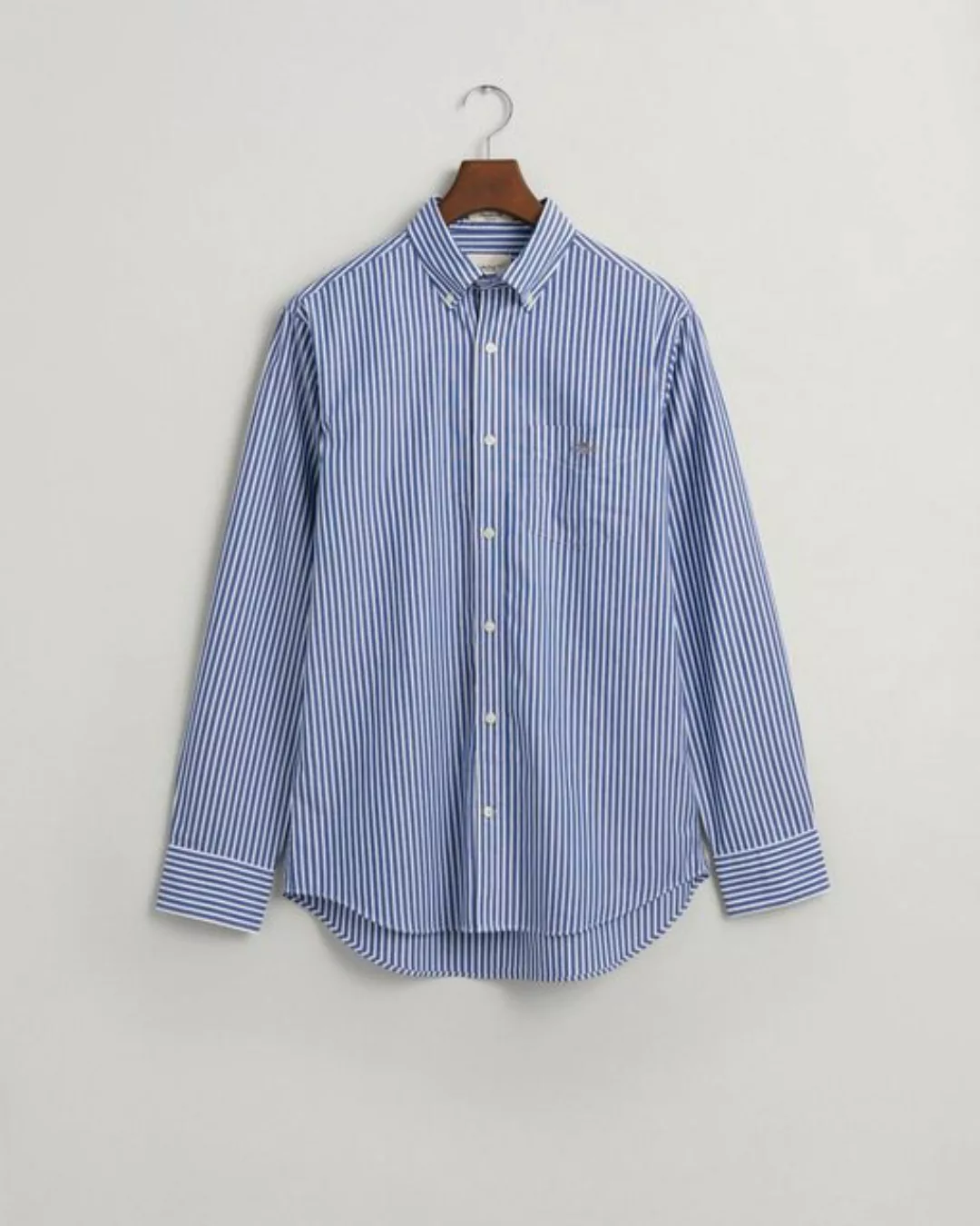 Gant Blusenshirt REG POPLIN GINGHAM SHIRT, LIGHT BLUE günstig online kaufen