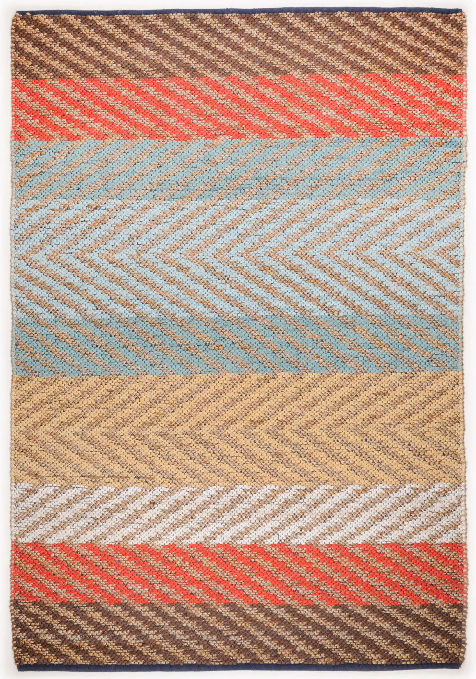 TOM TAILOR HOME Teppich »Pastel Stripe«, rechteckig, Flachgewebe, handgeweb günstig online kaufen