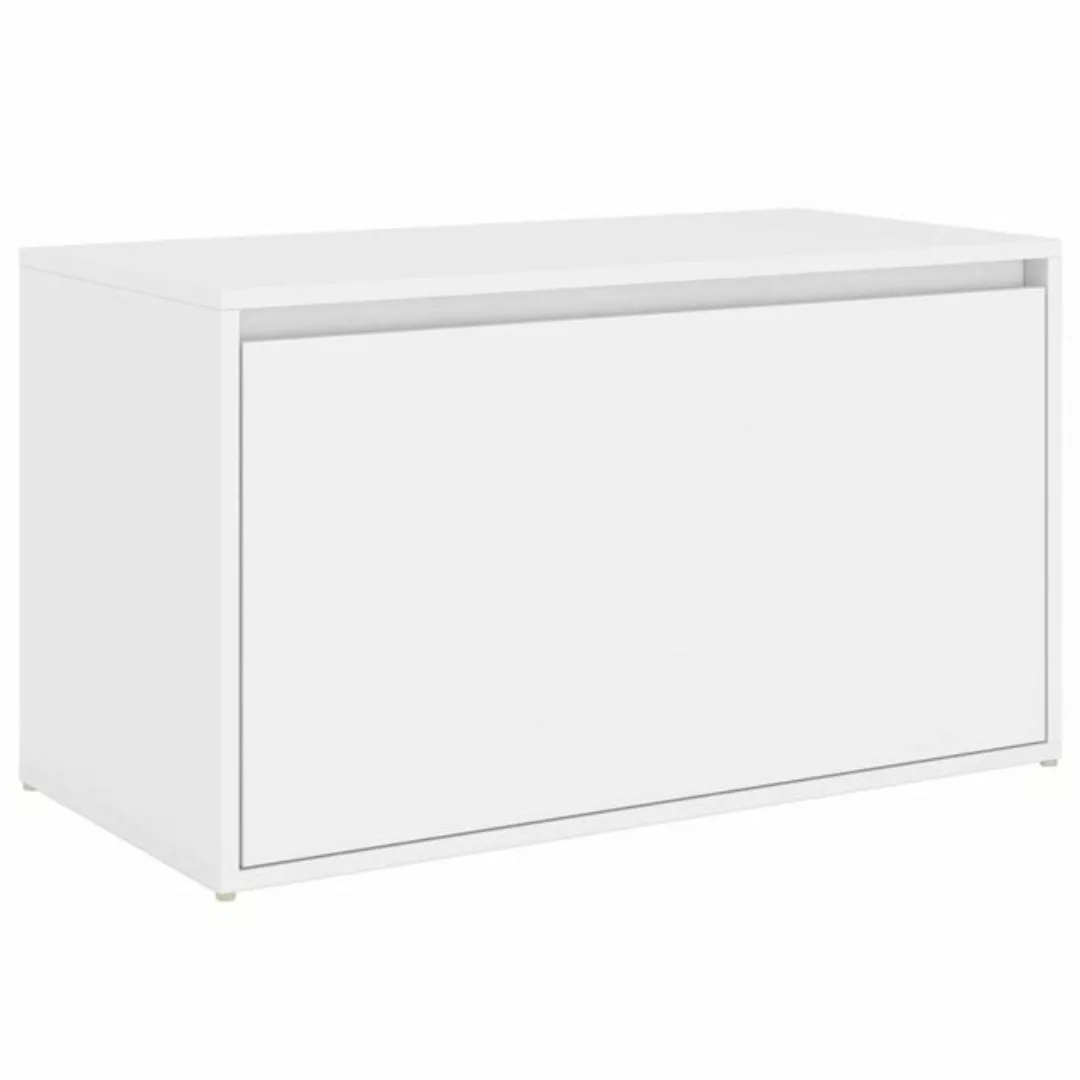 Beyamis Schuhschrank Flurbank 80x40x45 cm Weiß Holzwerkstoff Sitzbank Bench günstig online kaufen