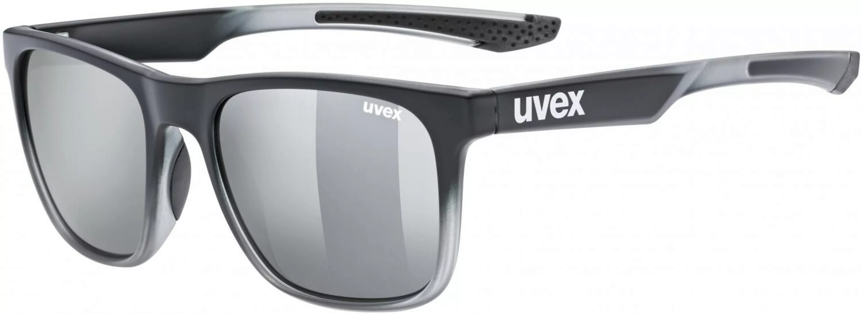 uvex LGL 42 Sonnenbrille (Farbe: 2916 black transparent, mirror silver (S3) günstig online kaufen