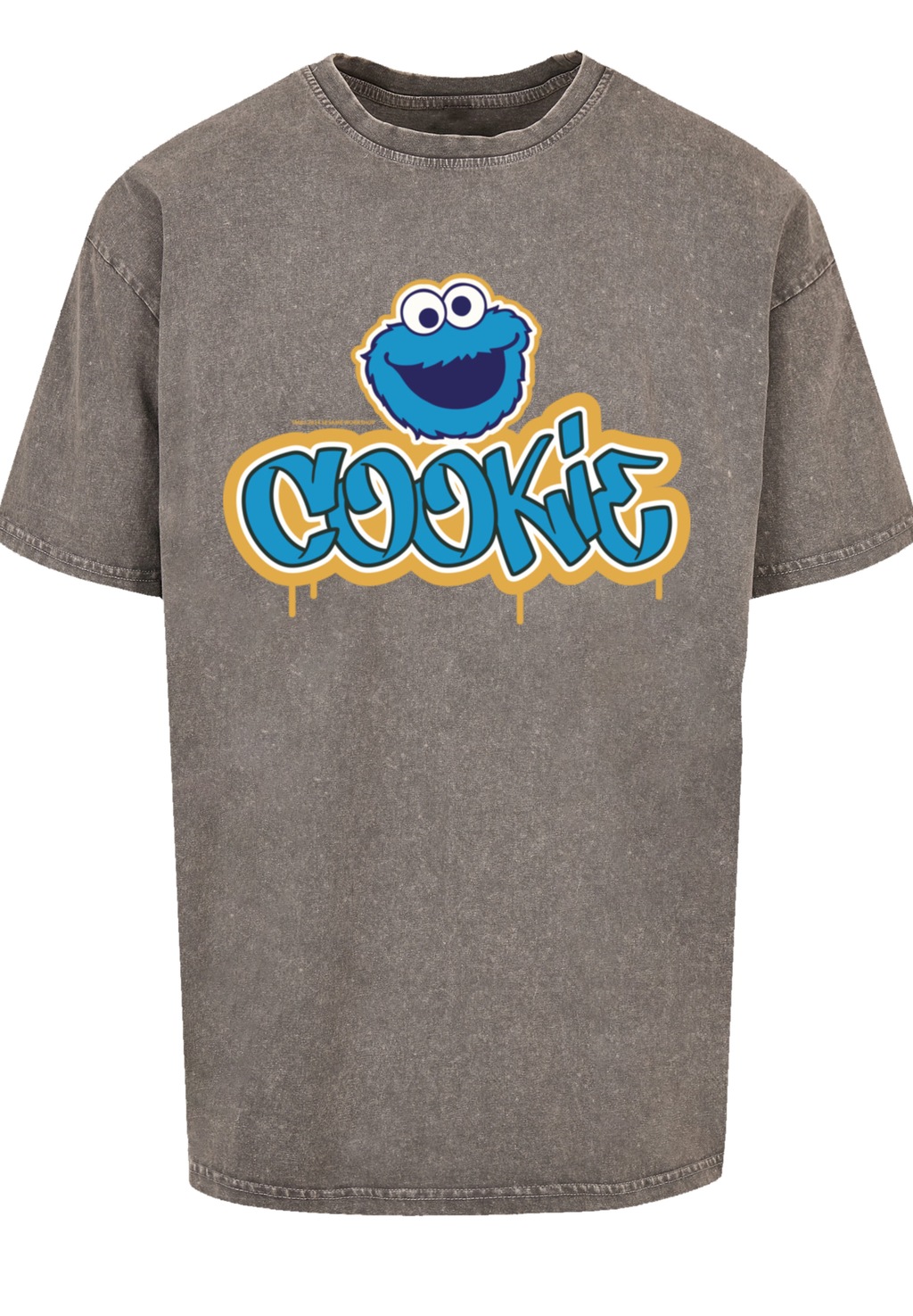 F4NT4STIC T-Shirt "Sesamstraße Cookie Graffiti Logo", Premium Qualität günstig online kaufen