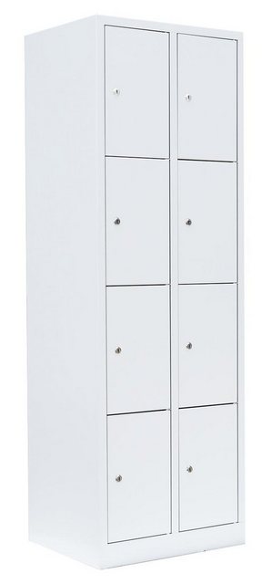 Steelboxx Fächerschrank 8 Fächer Schließfachschrank Wertfachschrank Spind 1 günstig online kaufen