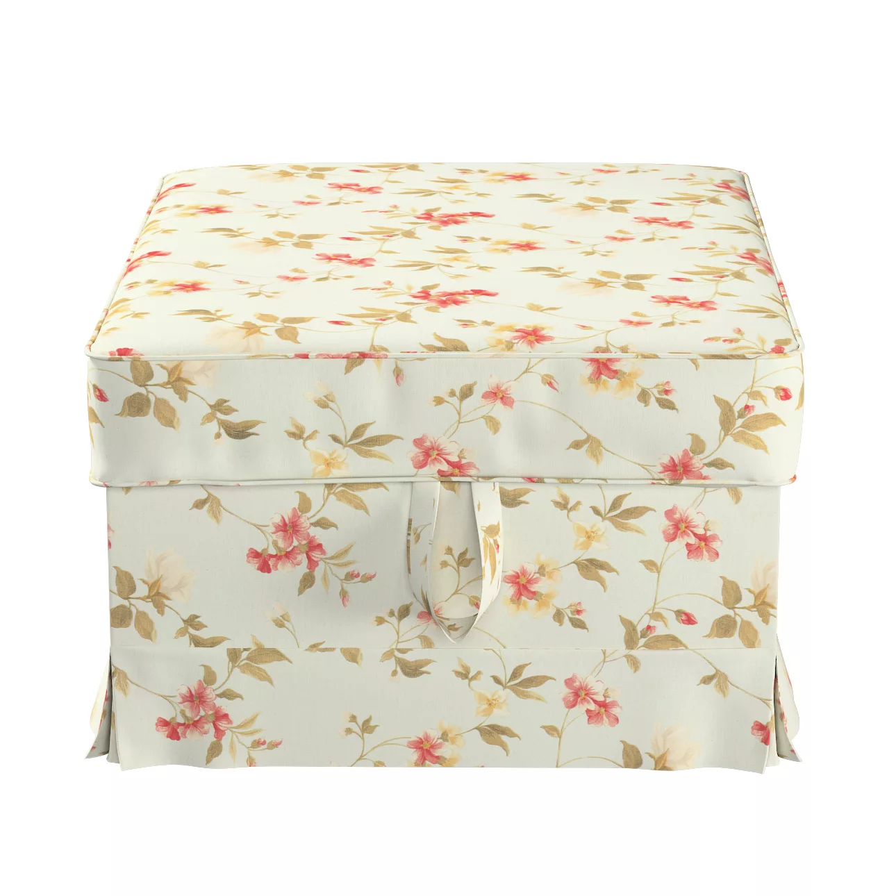 Bezug für Ektorp Bromma Hocker, blau-rosa, Husse, Ektorp Bromma, Londres (1 günstig online kaufen