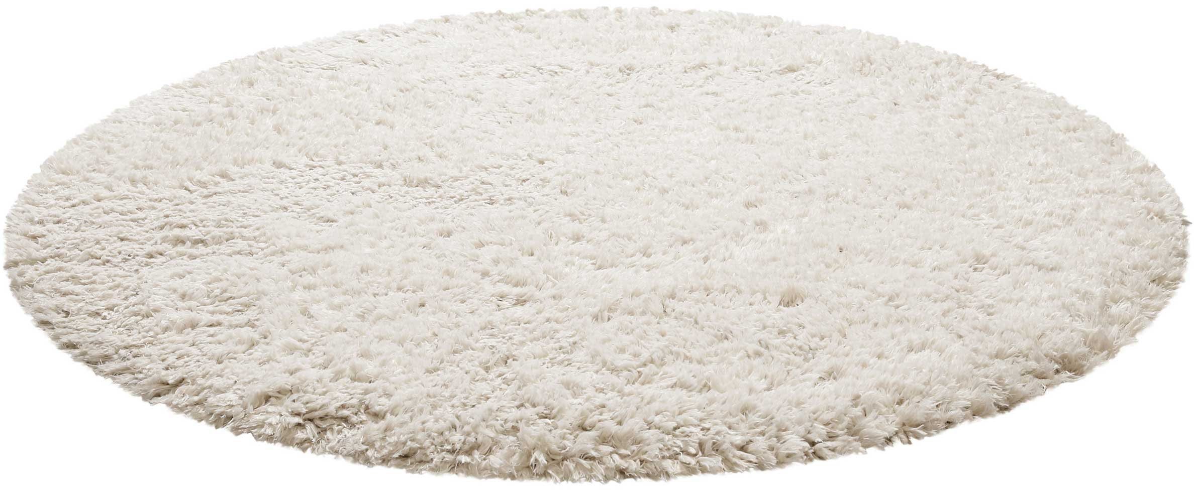 Homie Living Hochflor-Teppich »Matteo HL-0961«, rund, 50 mm Höhe, 100% recy günstig online kaufen