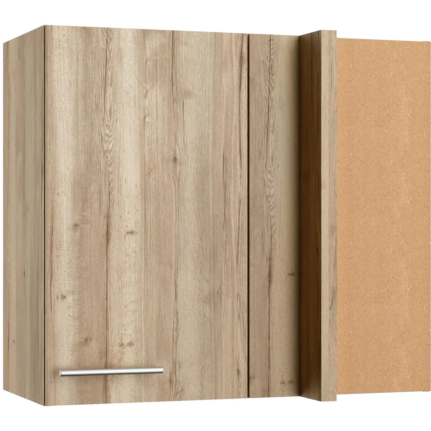 Optifit Eckoberschrank Erik290 80/45 x 70,4 x 34,9 cm Wildeiche günstig online kaufen