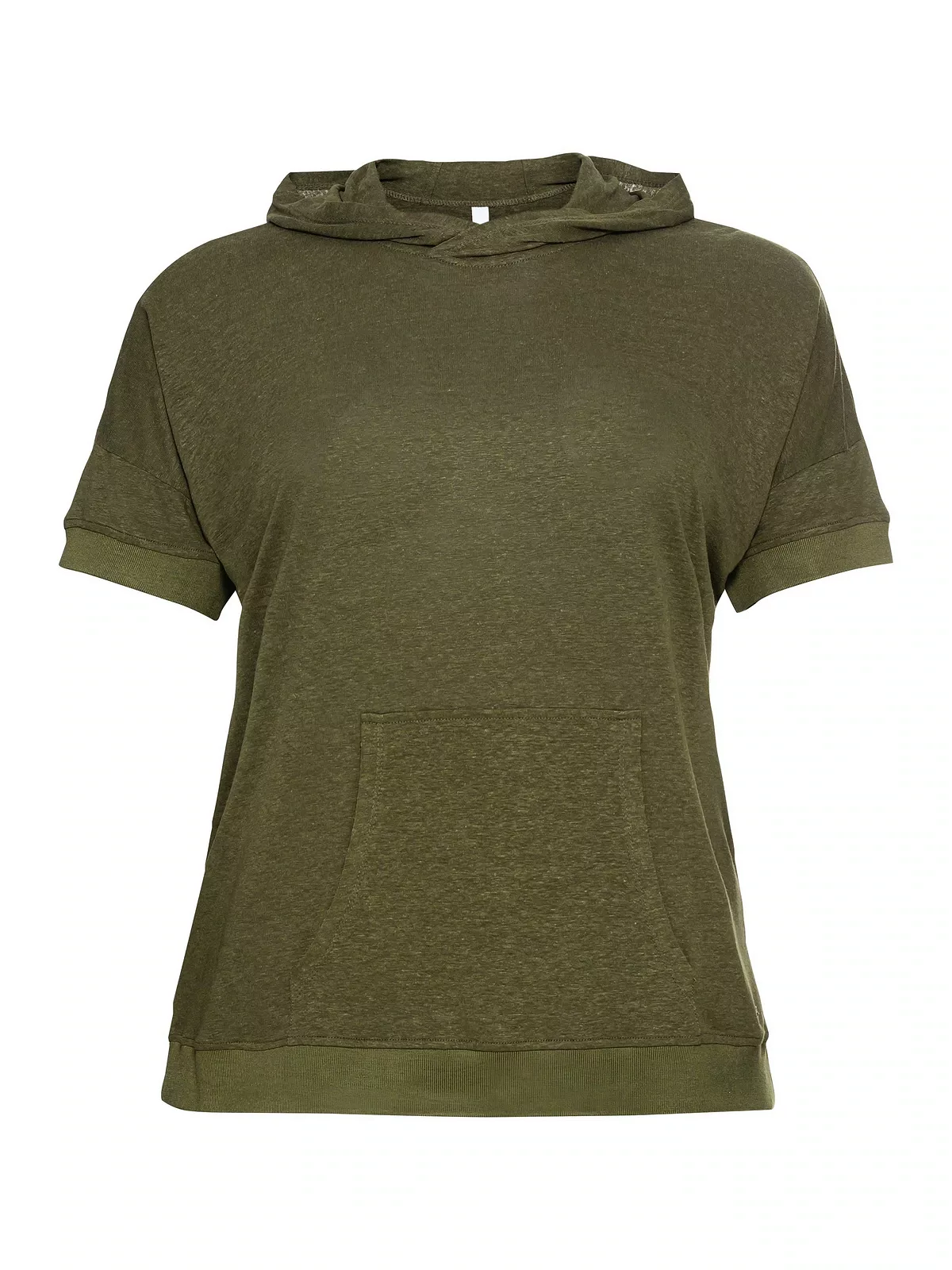 Sheego T-Shirt "Große Größen", mit Kapuze, im Leinen-Baumwoll-Mix günstig online kaufen