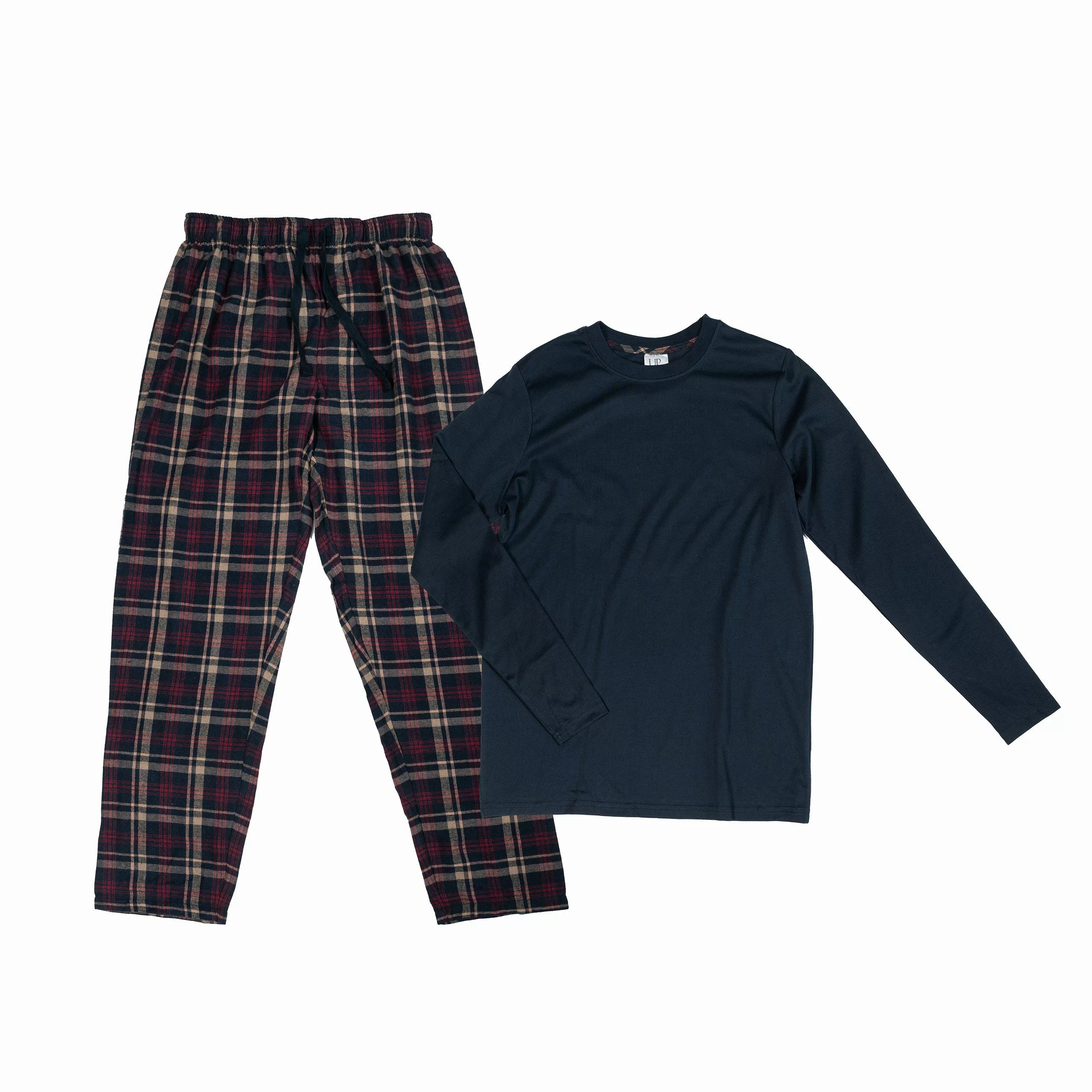 UP2FASHION MEN Pyjama Herren Flanell-Pyjama aus günstig online kaufen