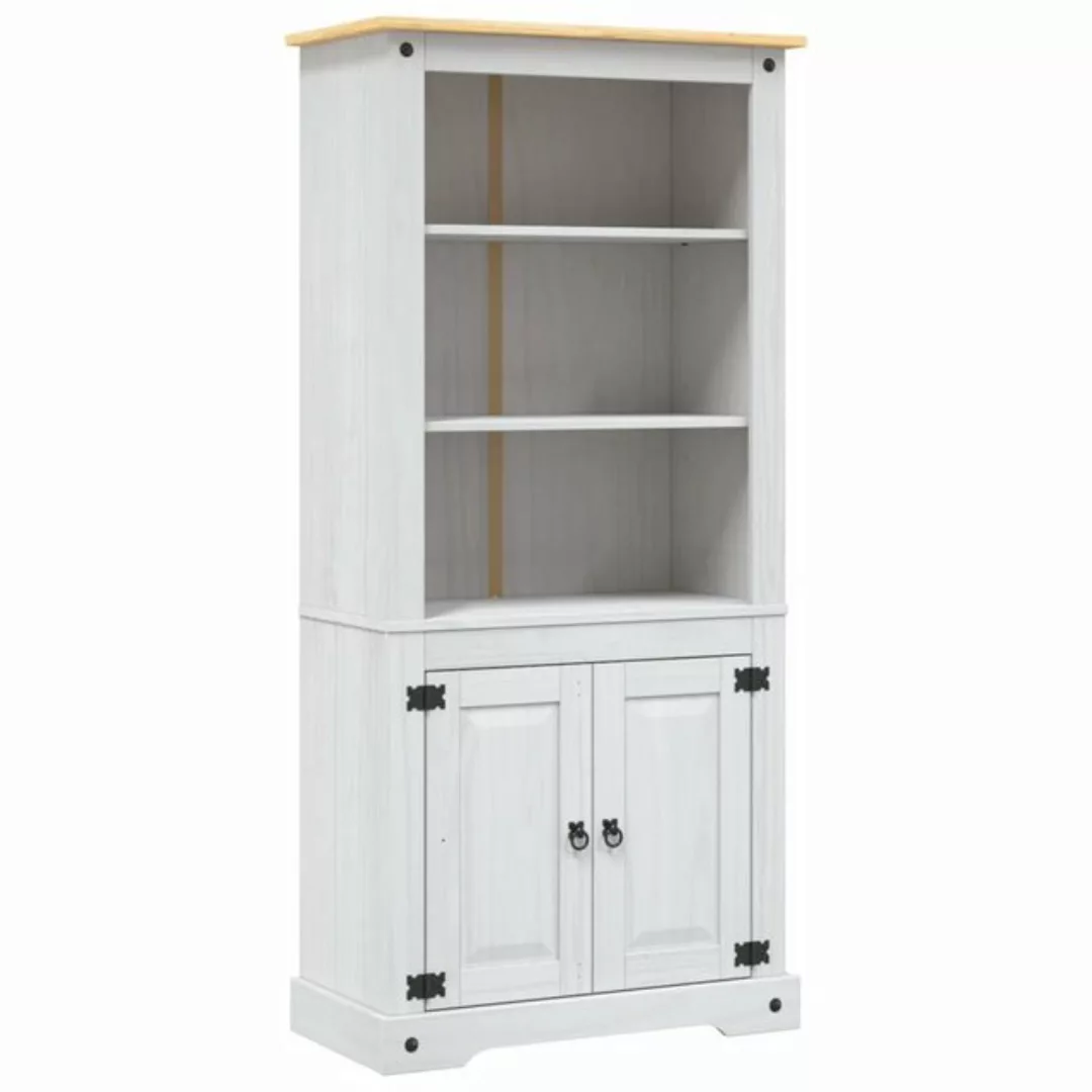 vidaXL Buffet Buffet Buffetschrank Mexiko-Stil Kiefernholz Weiß 80x40x170 c günstig online kaufen