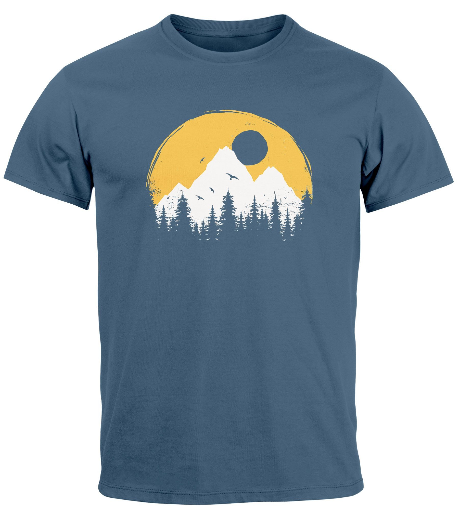 Neverless Print-Shirt Herren T-Shirt Outdoor Print günstig online kaufen