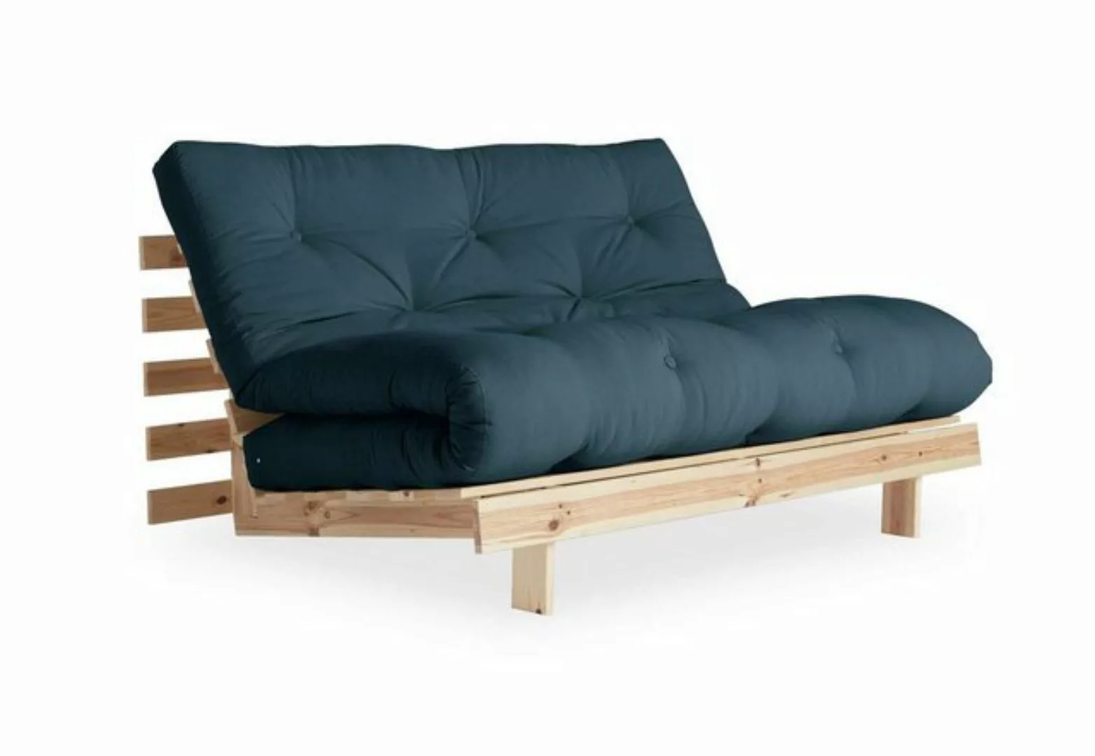 Karup Design 2-Sitzer Schlafsofa ROOTS 140 cm Sofa Gestell Kiefer Massivhol günstig online kaufen