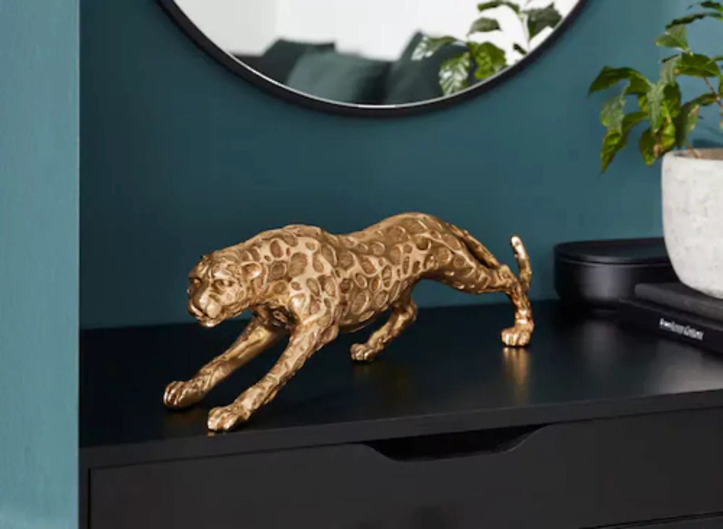 Leonique Dekofigur "Leopard", gold günstig online kaufen